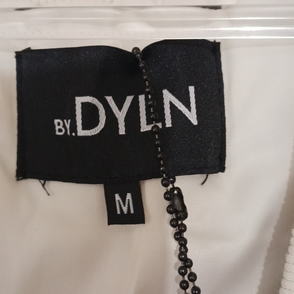 By Dyln Atticus Oversized Puffer Coat Faux Leather Bomber Jacket, Size M - Picture 12 of 15